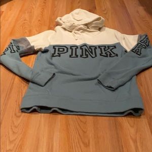 Cowl neck pull over hoodie